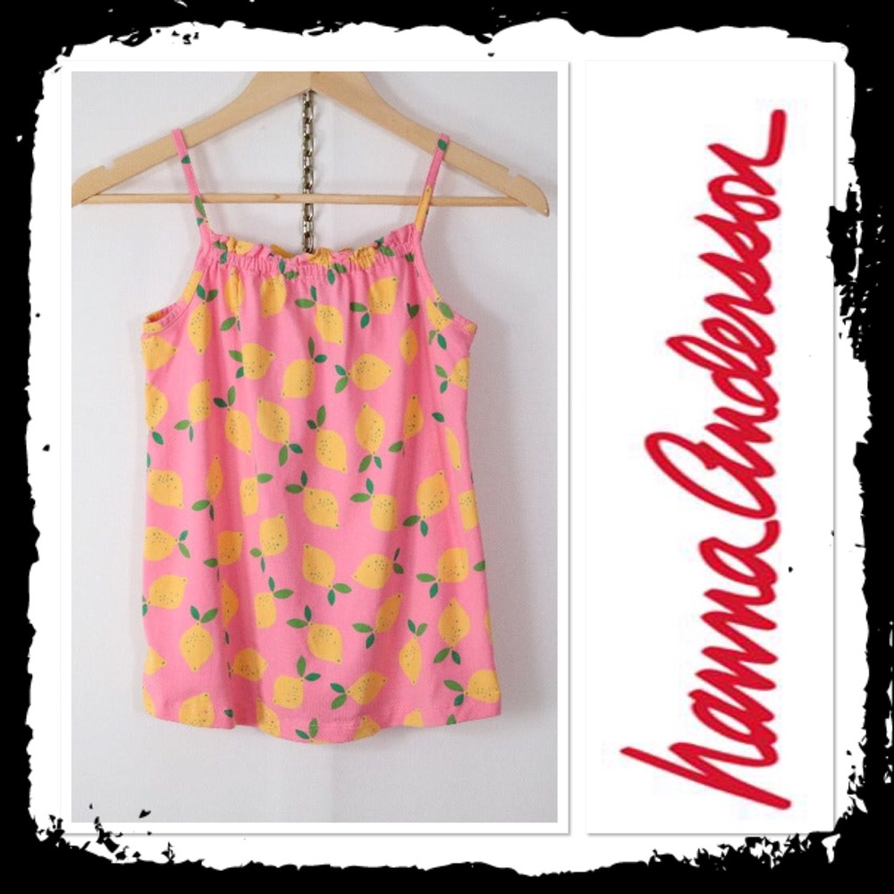 Hanna Andersson Pink Lemon Tank